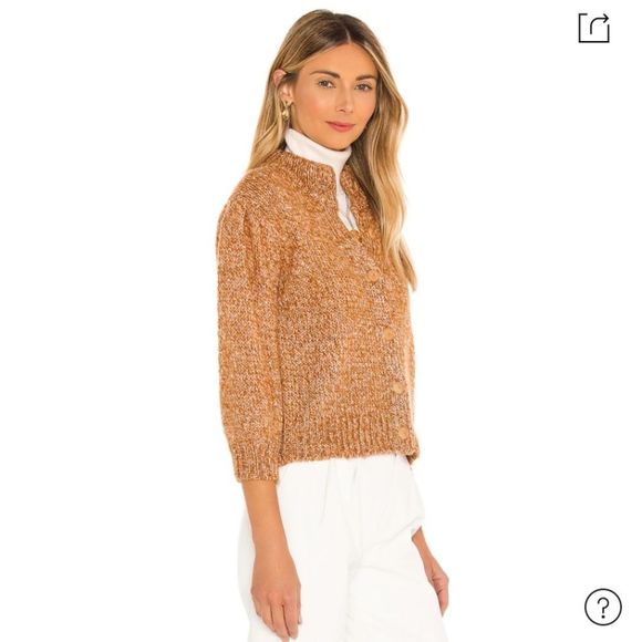 BB Dakota Tan Cardigan Sweater - Picture 3 of 5